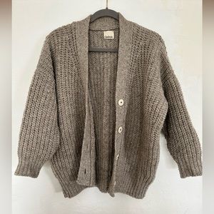 Babaa knit grey cardigan